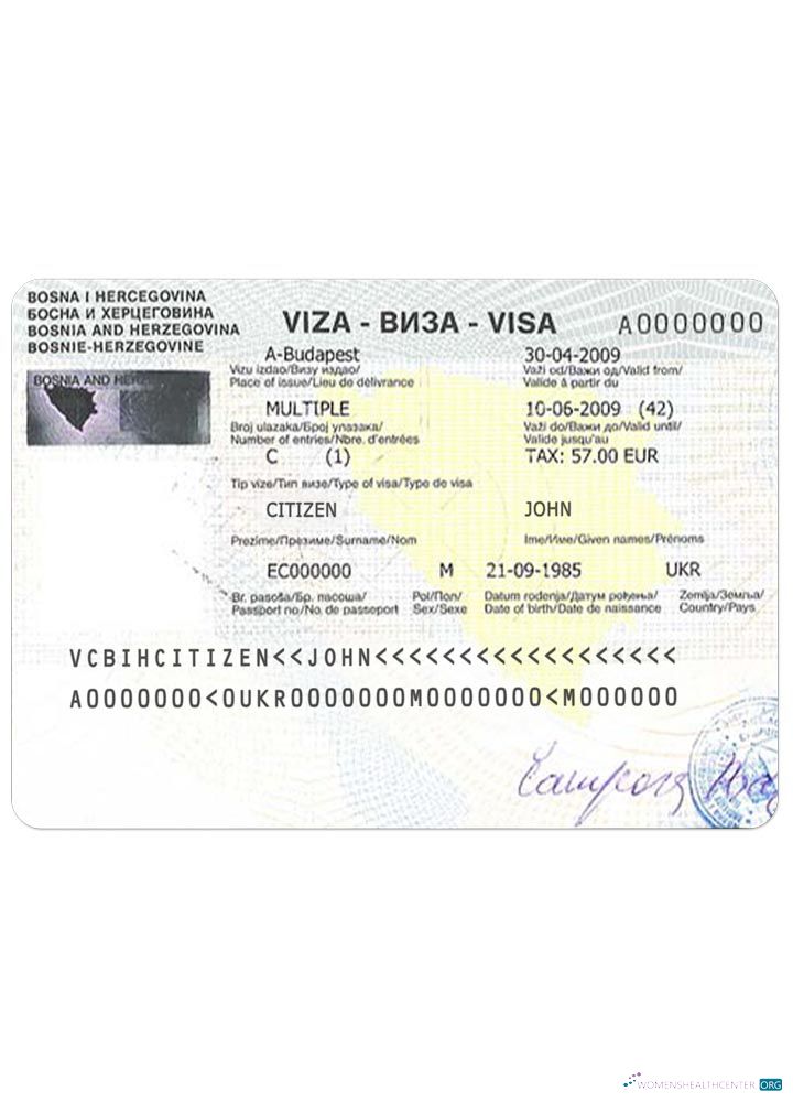 Premium Télécharger Bosnie et Herzégovine Voyage Visa Photoshop Modèle