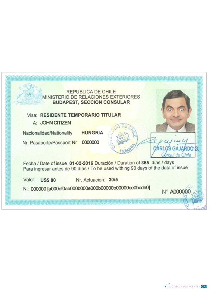 Professionnel Télécharger Chili Visa Photoshop Modèle