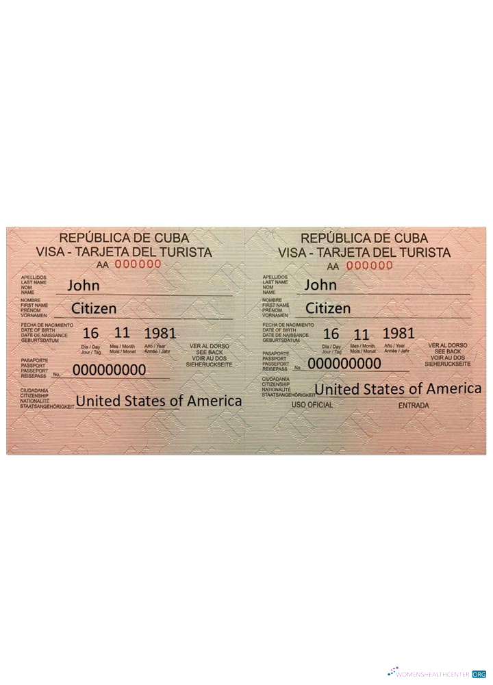 Qualité Télécharger Cuba Visa Photoshop Modèle
