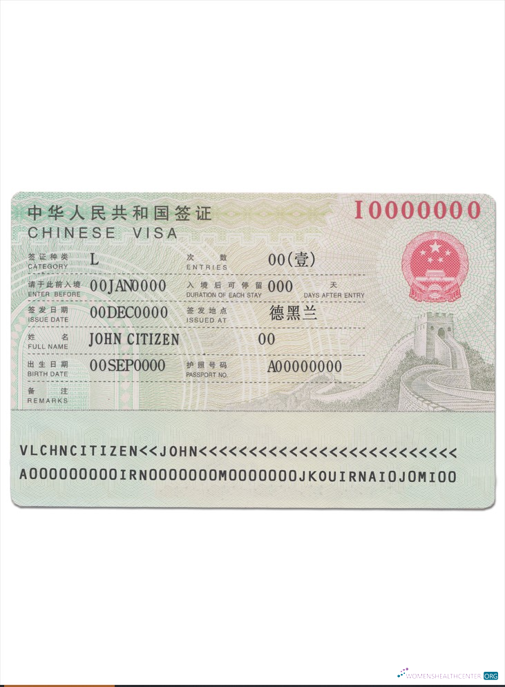 Qualité Télécharger Chine Tourist Visa Photoshop Modèle