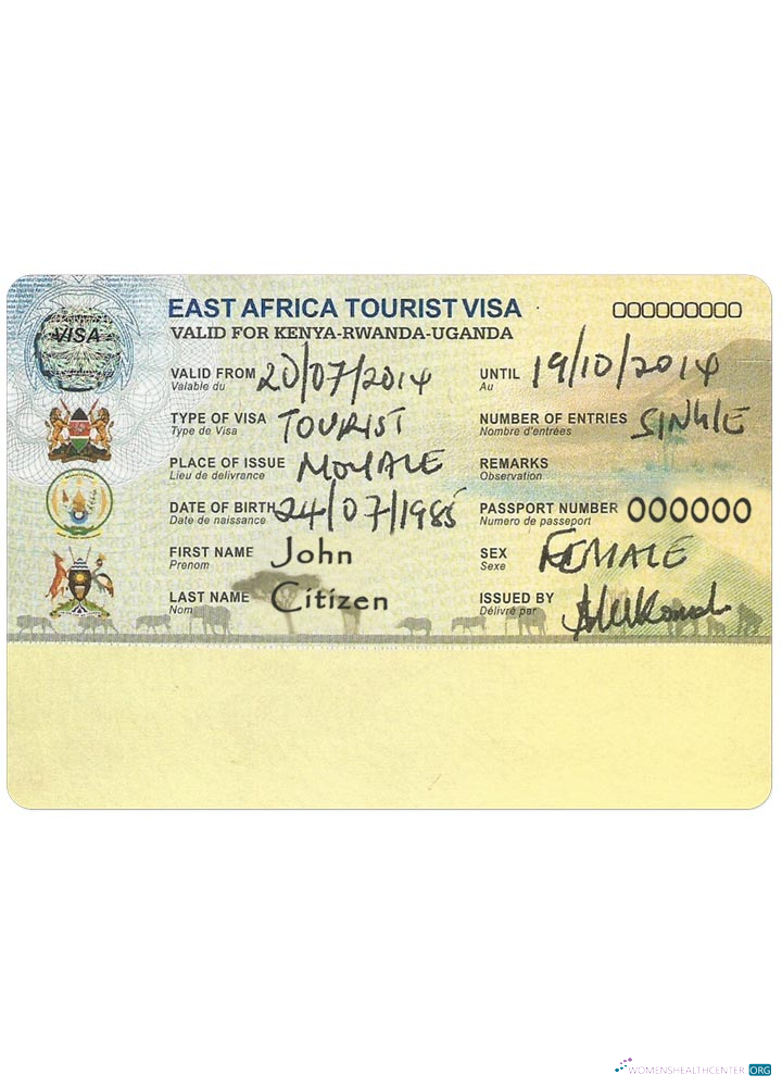 Réaliste Télécharger Est AFRICA Tourist Visa Photoshop Modèle