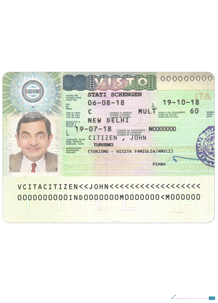 Professionnel Télécharger Italie Visa Photoshop Modèle