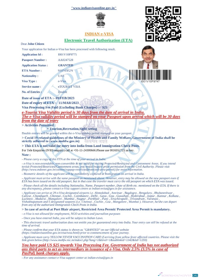 Professionnel Télécharger Inde E Visa dans Word et PDF Modèle Photoshop Modèle