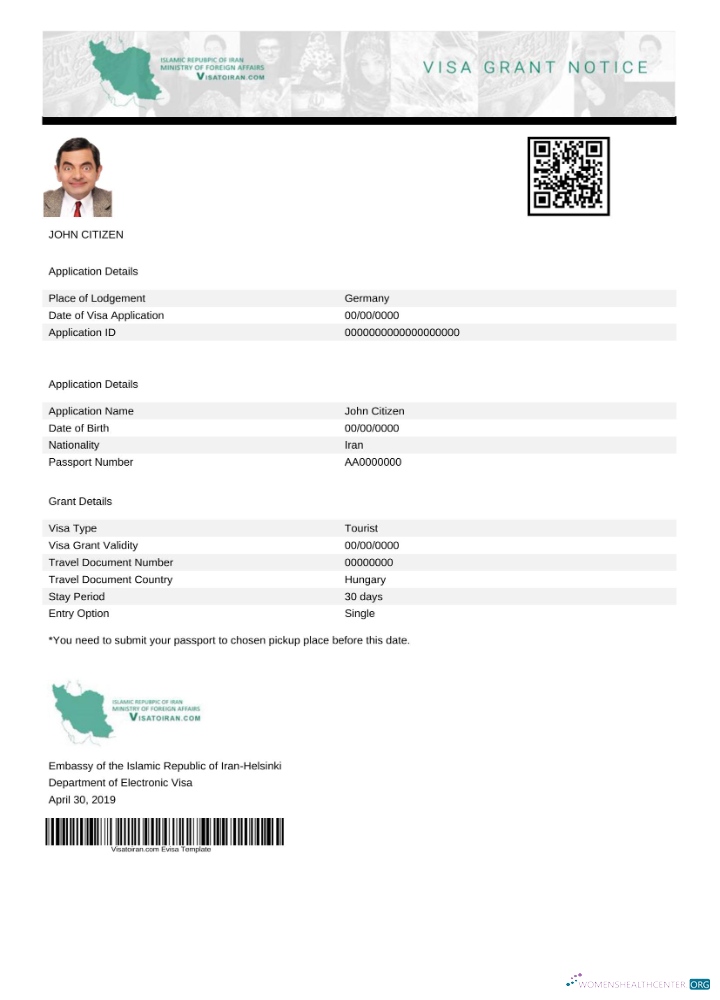 Premium Télécharger Iran E Visa dans Word et PDF Modèle Photoshop Modèle