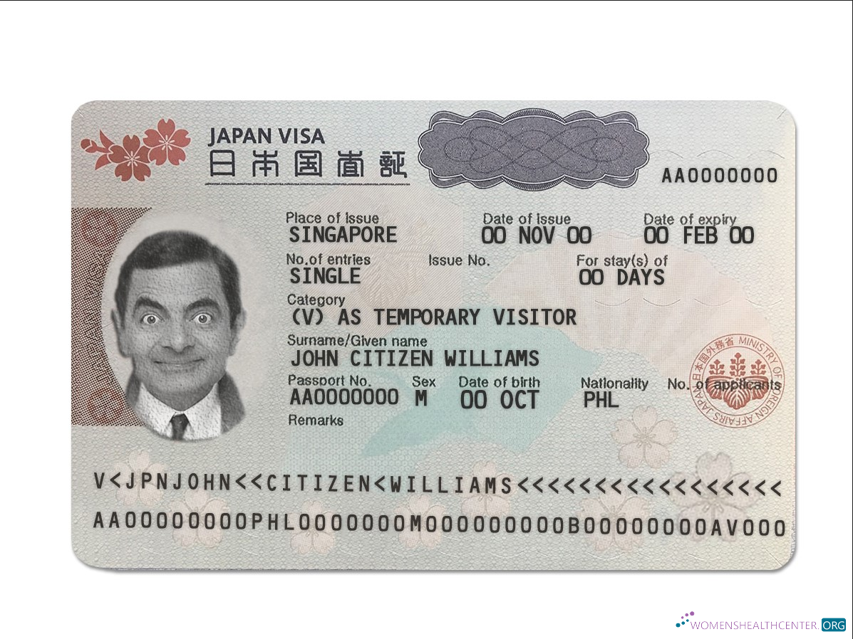 Qualité Télécharger Japon Tourist Visa Photoshop Modèle