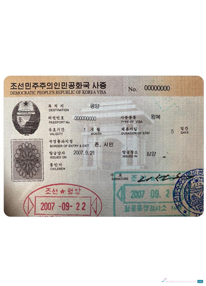 Qualité Télécharger KOREA Visa Photoshop Modèle