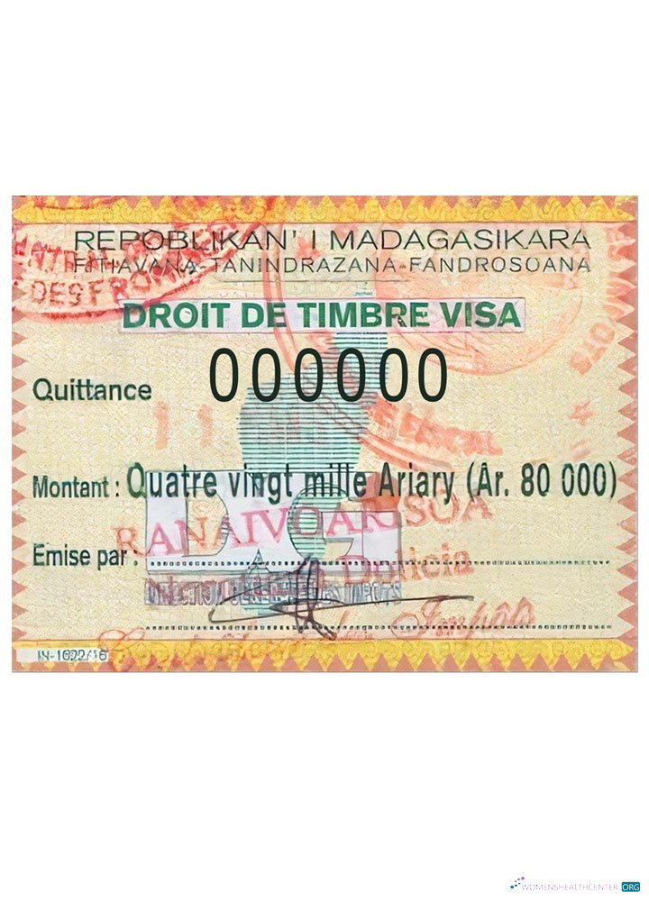 Qualité Télécharger Madagascar Visa Photoshop Modèle