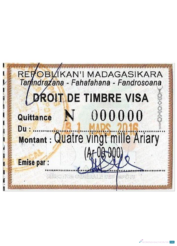 Qualité Télécharger Madagascar Visa Stamp Photoshop Modèle