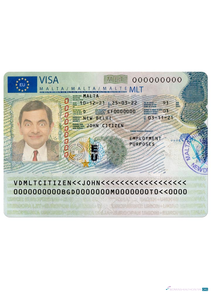 Professionnel Télécharger Malte Voyage Visa Version 2 Photoshop Modèle