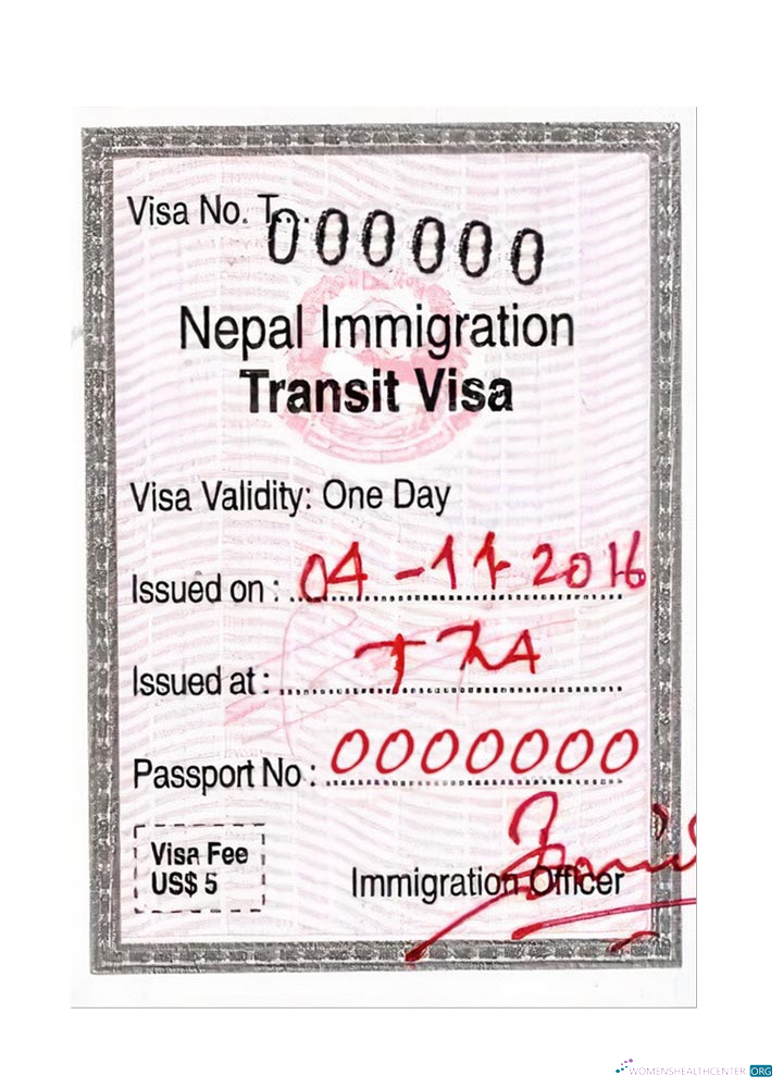 Qualité Télécharger Népal Immigration Visa Photoshop Modèle