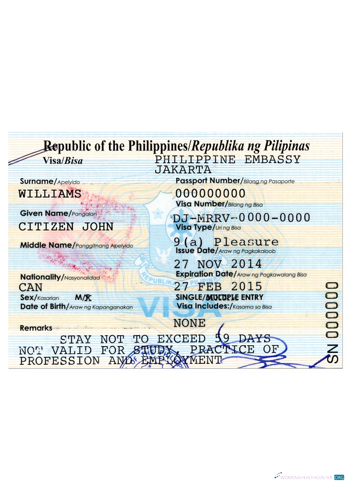 Professionnel Télécharger Philippines Voyage Visa Photoshop Modèle