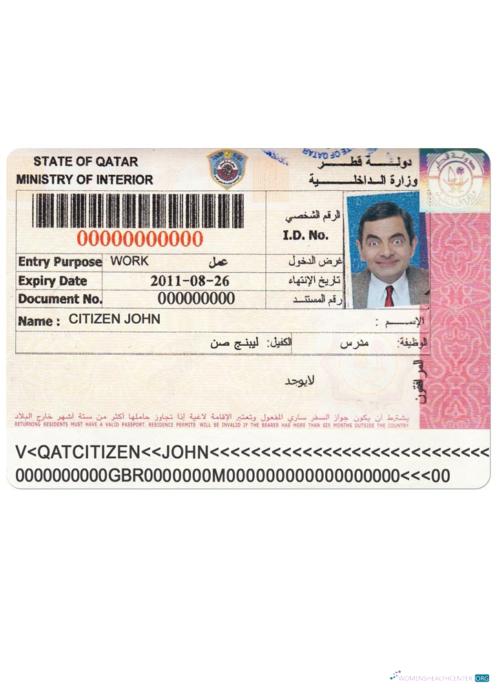 Premium Télécharger Qatar Entry Visa Photoshop Modèle