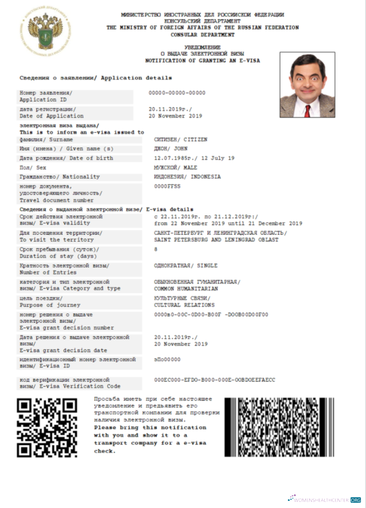 Modifiable Télécharger Russie E Visa dans Word et PDF Modèle Photoshop Modèle