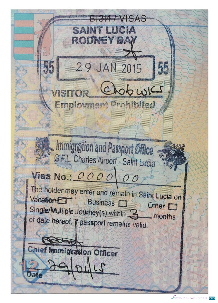 Professionnel Télécharger SAINT LUCIA Voyage Visa Photoshop Modèle