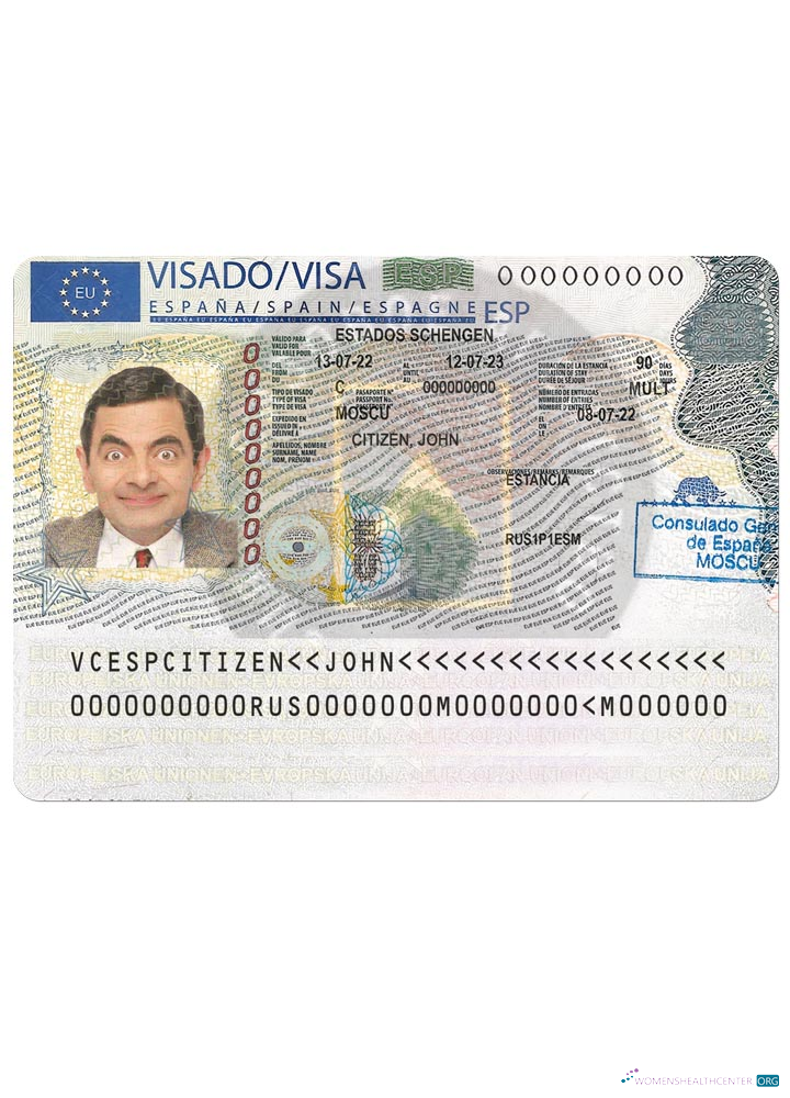 Premium Télécharger Espagne Voyage Visa Photoshop Modèle