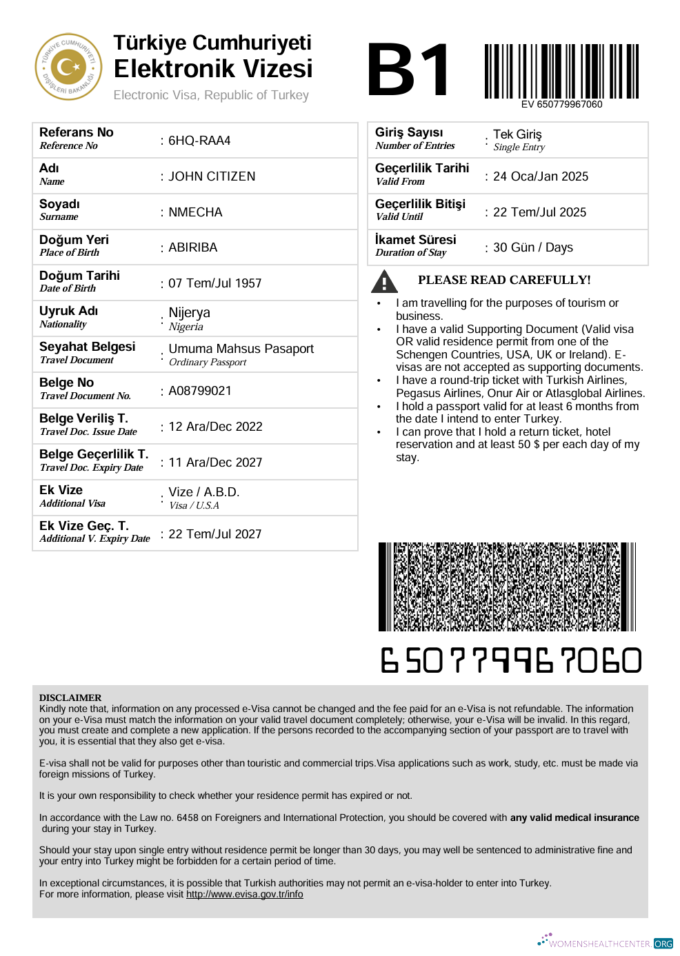 Professionnel Télécharger Turquie E Visa Modèle dans Word et PDF Formats Photoshop Modèle