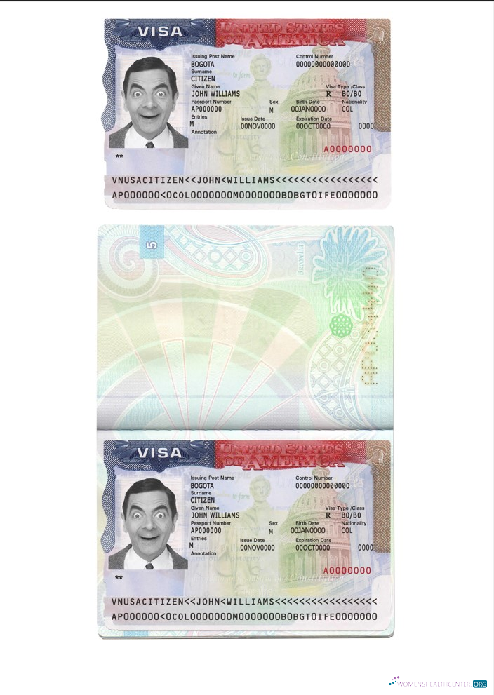 Qualité Télécharger USA Tourist Visa Photoshop Modèle