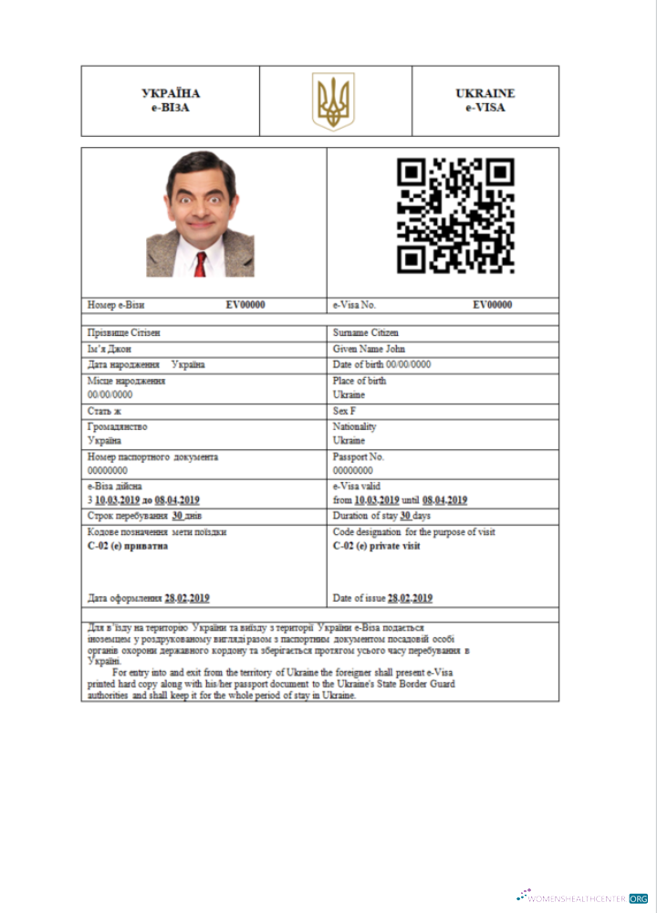 Premium Télécharger Ukraine E Visa dans Word et PDF Modèle Photoshop Modèle