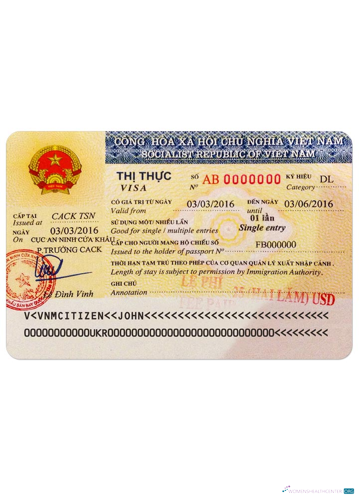 Premium Télécharger VIETNAEM Visa Photoshop Modèle
