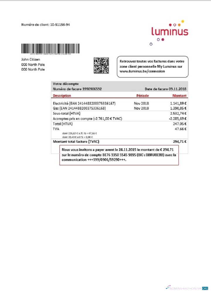 Premium Herunterladen Belgien Luminus Nebenkostenabrechnung Vorlage in Word und PDF Format (in .doc und .PDF Format) PDF Vorlage