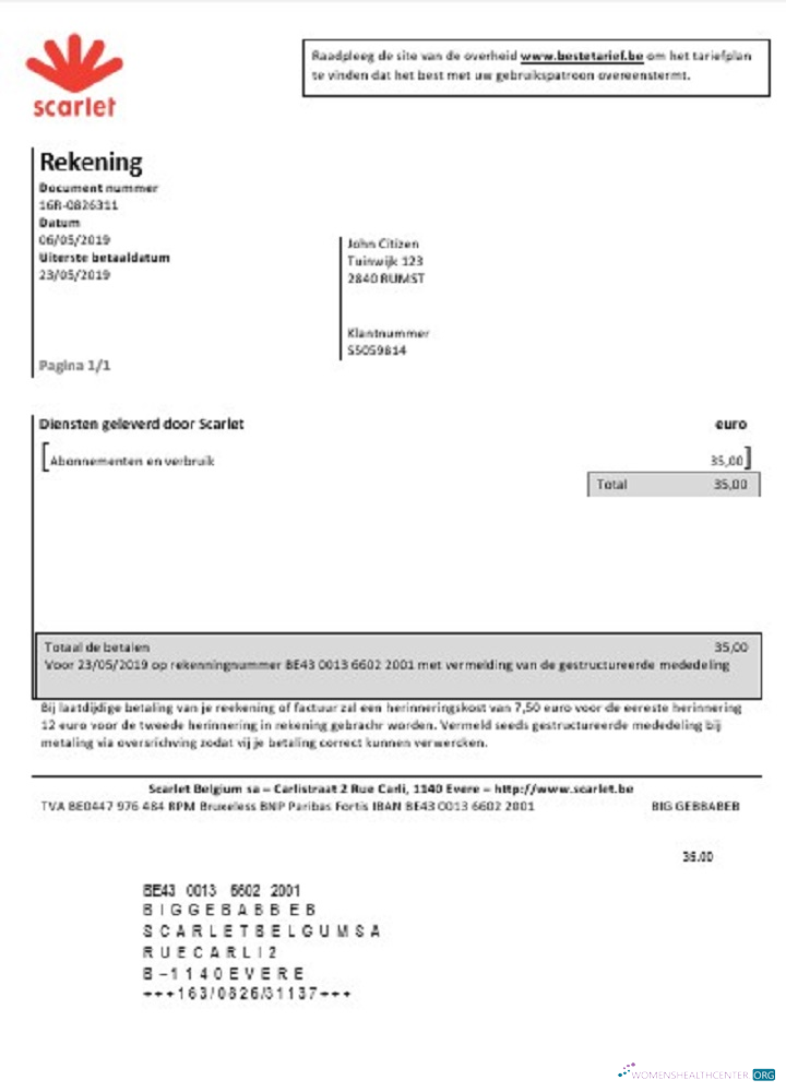Professionelle Herunterladen Belgien Scarlet Nebenkostenabrechnung Vorlage in Word und PDF Format (.doc und .PDF) PDF Vorlage
