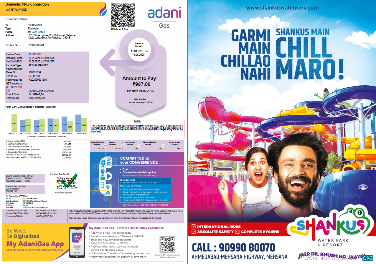 Professionelle Herunterladen Indien Adani Gas Nebenkostenabrechnung Vorlage in Word und PDF Formats, 3 Seiten, 1 2 Seiten PDF Vorlage