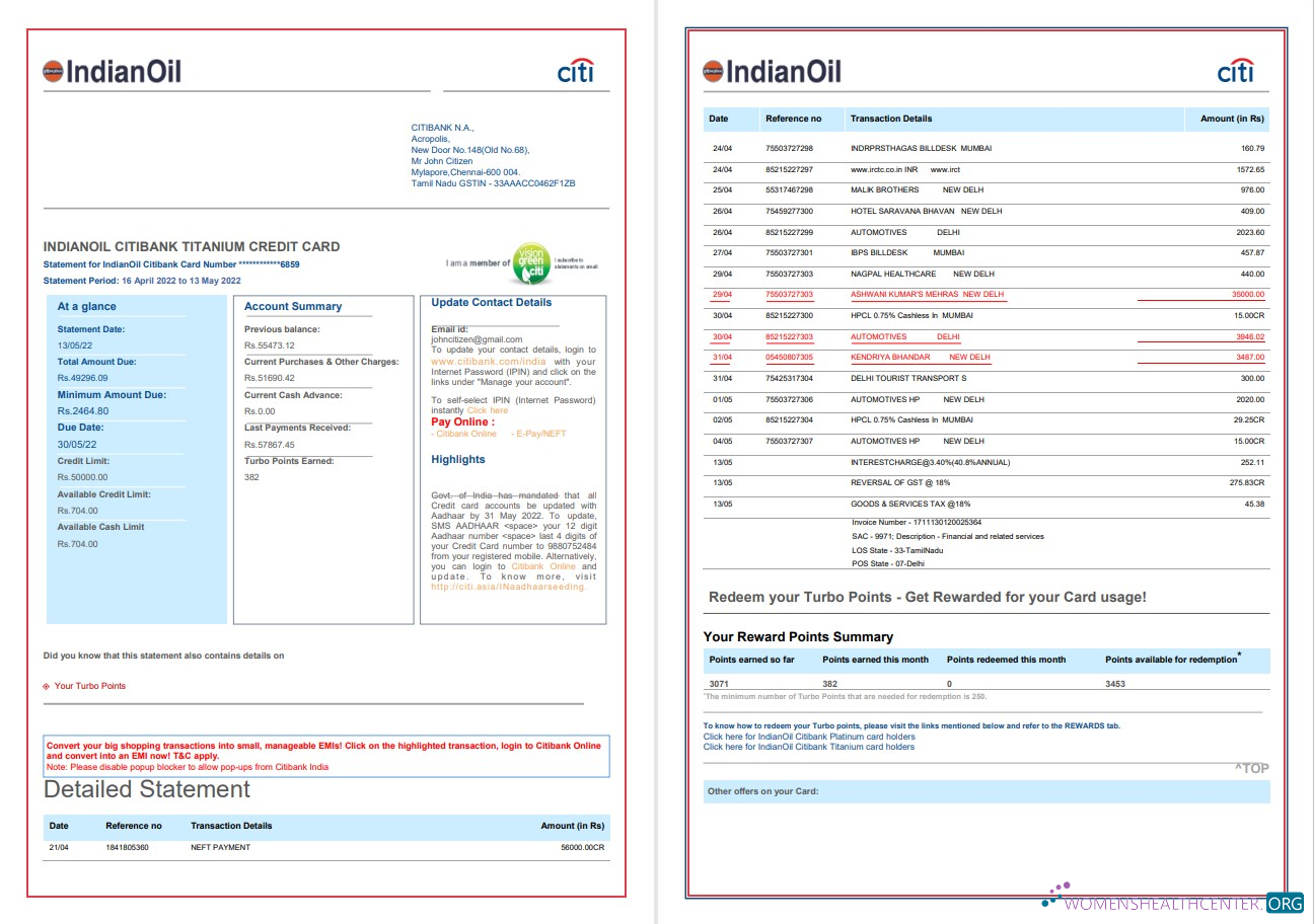 Hochwertige Herunterladen Indien Indian Oil Nebenkostenabrechnung Vorlage in Word und PDF Format, 6 Seiten, 1 PDF Vorlage