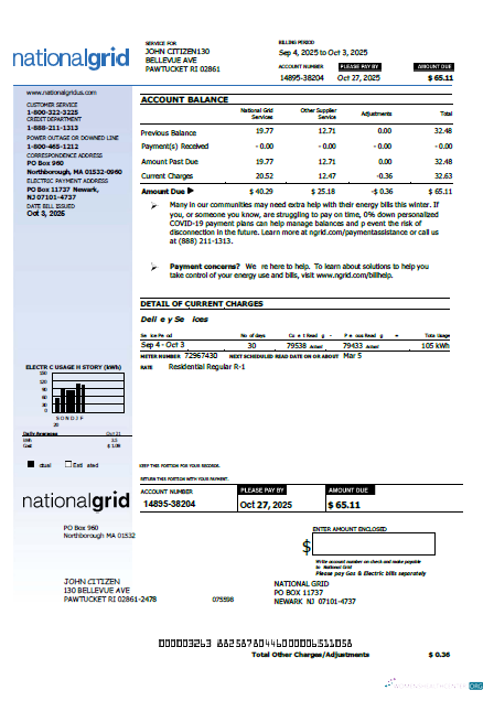 Hochwertige Herunterladen Vereinigtes Königreich National Grid Nebenkostenabrechnung Vorlage in Word und PDF Formats, Version 2 PDF Vorlage