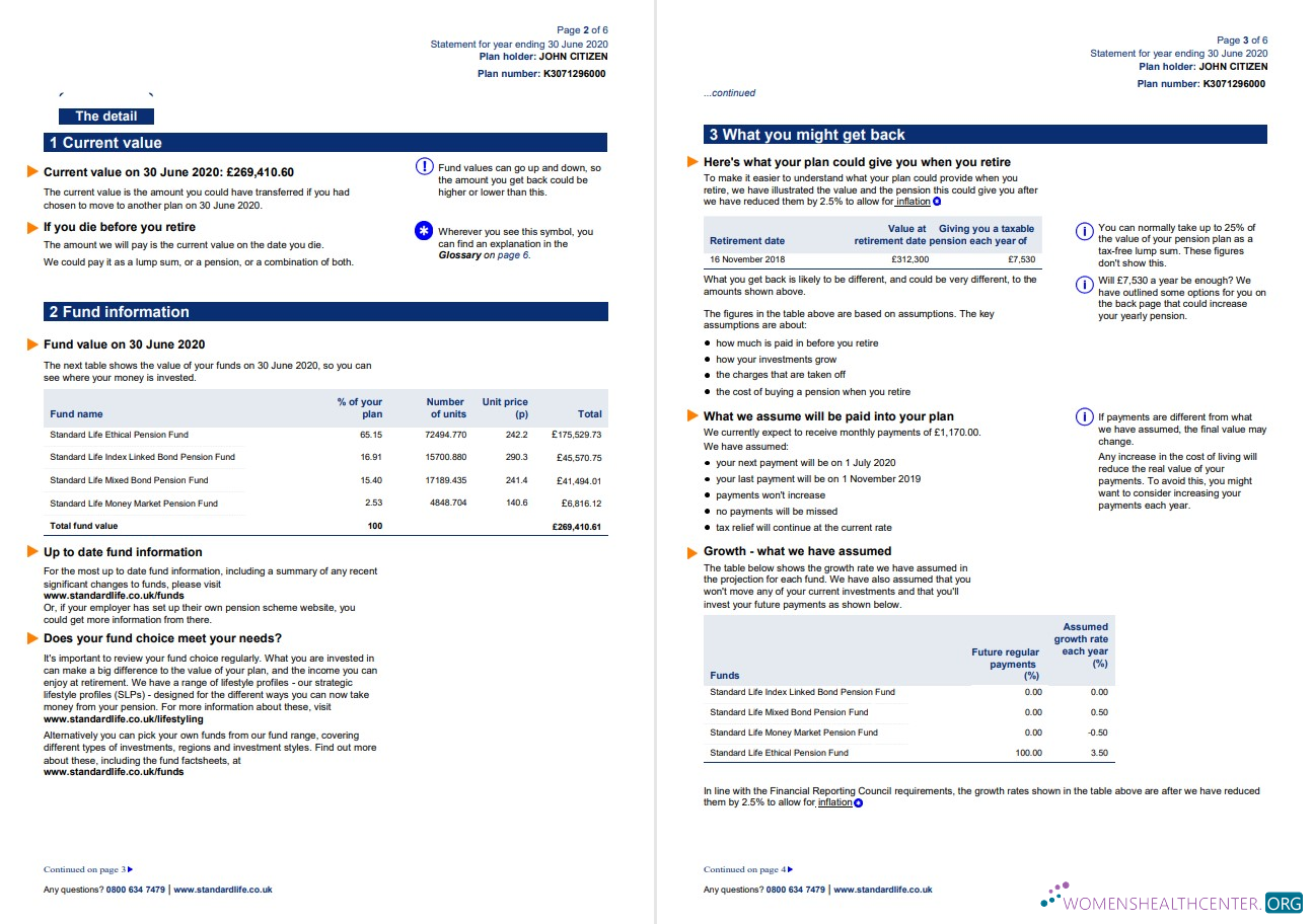 Realistische Herunterladen Vereinigtes Königreich Standard Life Nebenkostenabrechnung Vorlage in Word und PDF Format, 7 Seiten 3 4 PDF Vorlage