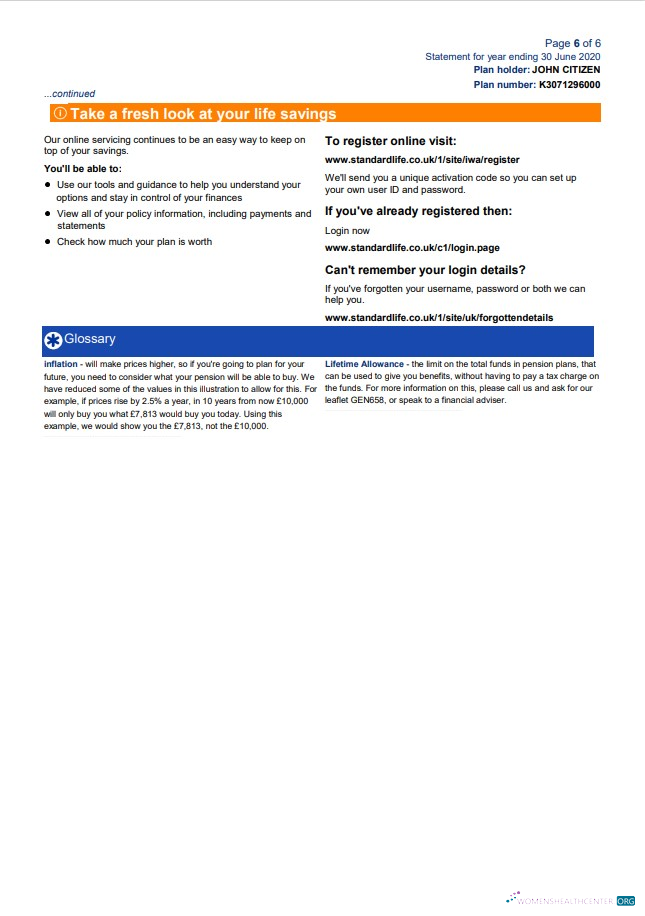 Editierbare Herunterladen Vereinigtes Königreich Standard Life Nebenkostenabrechnung Vorlage in Word und PDF Format, 7 Seiten 7 PDF Vorlage