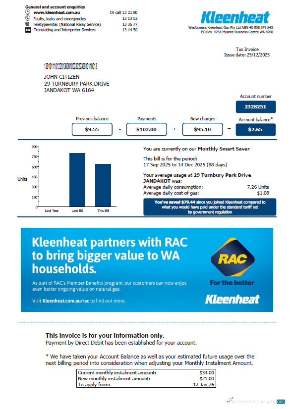 Editierbare Herunterladen Herunterladen Australien Kleenheat Nebenkostenabrechnung Vorlage in Word und PDF Formats PDF Vorlage PDF Vorlage