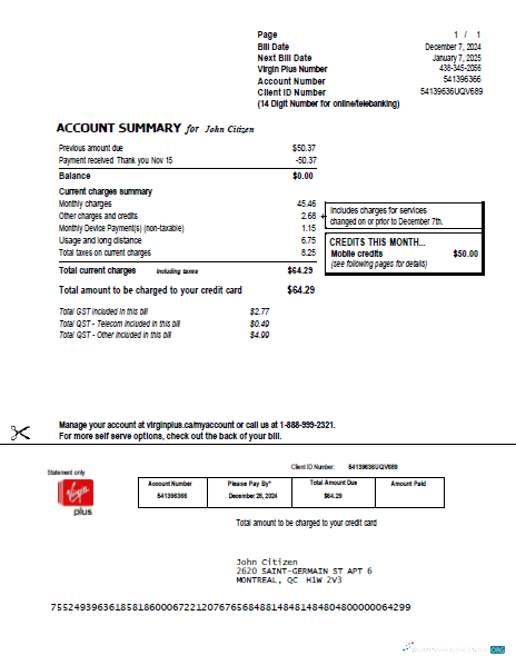 Premium Herunterladen Herunterladen Kanada Virgin Plus Nebenkostenabrechnung Vorlage in Word und PDF Formats PDF Vorlage PDF Vorlage