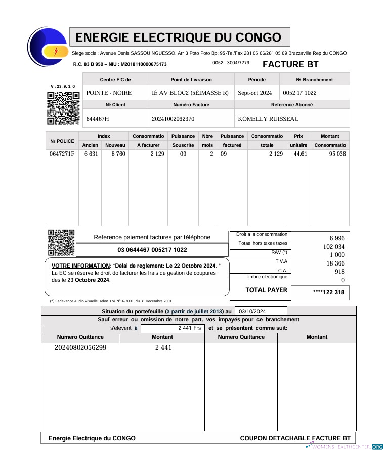 Herunterladen Herunterladen Kongo Energie Electrique Du Nebenkostenabrechnung modell