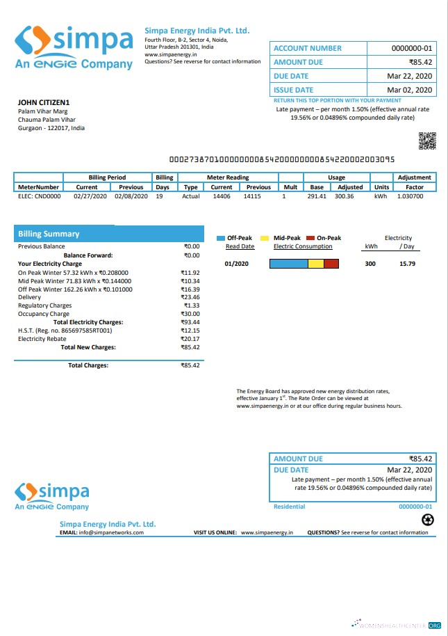 Herunterladen Herunterladen Indien Simpa Energy Indien Pvt. GmbH Nebenkostenabrechnung vorschau