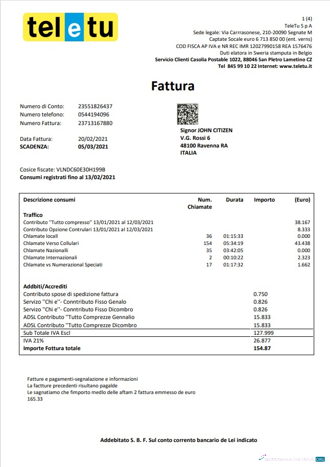 Premium Herunterladen Herunterladen Italien TeleTu Nebenkostenabrechnung Vorlage in Word und PDF Format PDF Vorlage PDF Vorlage