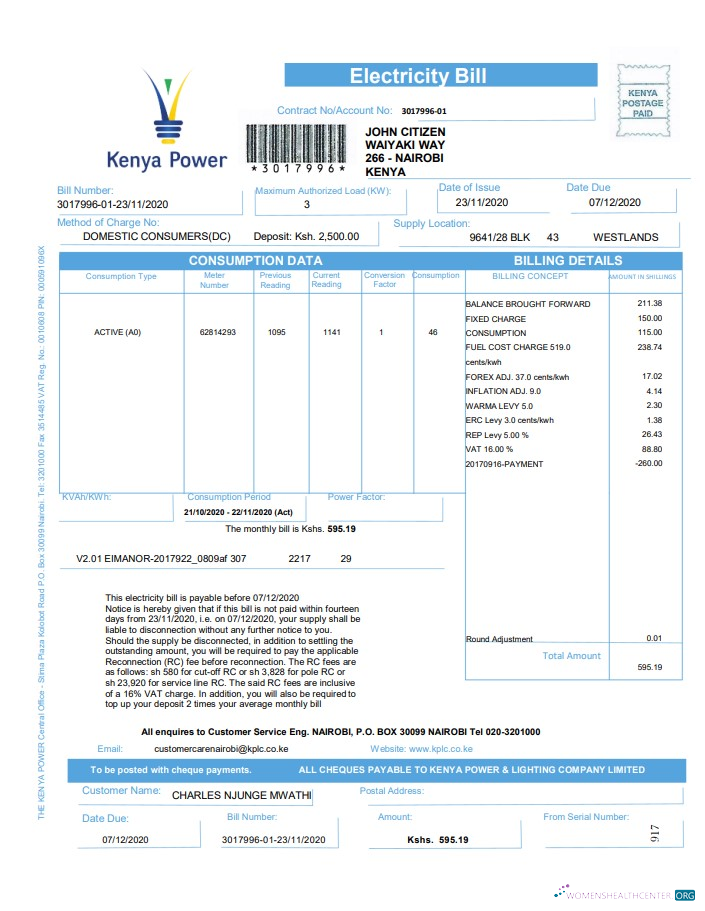Editierbare Herunterladen Herunterladen Kenia Power Nebenkostenabrechnung Vorlage in Word und PDF Format PDF Vorlage PDF Vorlage