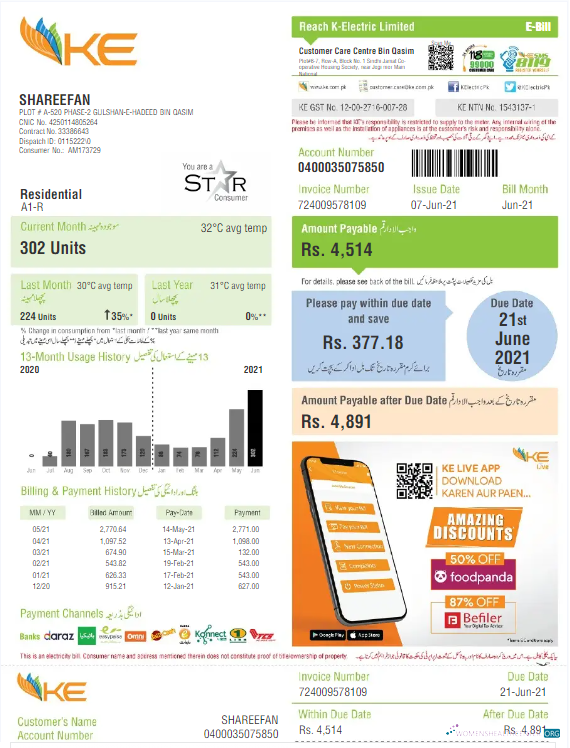 Premium Herunterladen Herunterladen Pakistan K ELECTRIC GmbH Nebenkostenabrechnung Word und PDF Vorlage PDF Vorlage PDF Vorlage