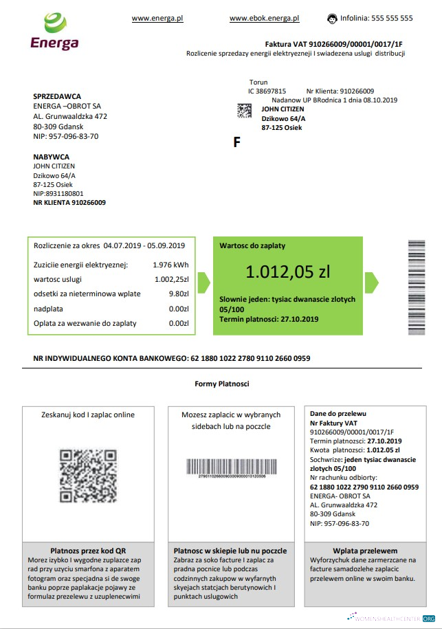 Hochwertige Herunterladen Herunterladen Polen Energa Nebenkostenabrechnung Vorlage in Word und PDF Format PDF Vorlage PDF Vorlage