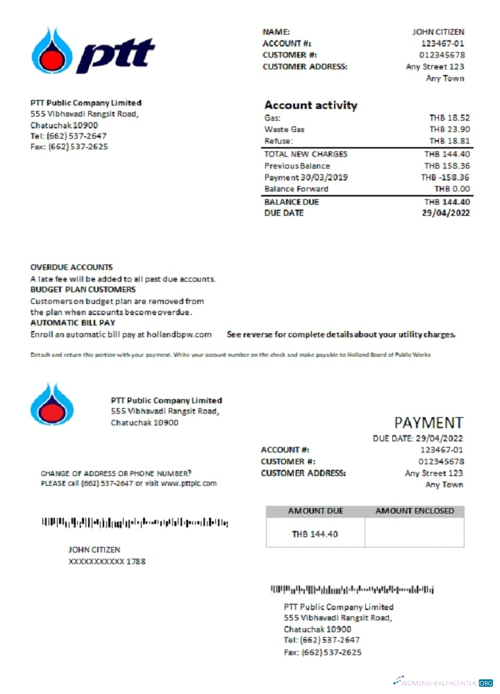 Premium Herunterladen Herunterladen Thailand PTT Gas Nebenkostenabrechnung Vorlage in Word und PDF Format PDF Vorlage PDF Vorlage