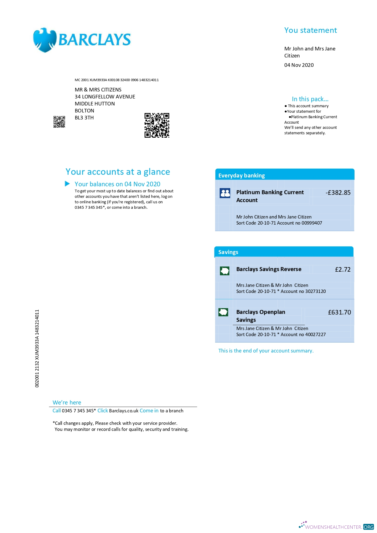 Hochwertige Herunterladen Herunterladen UK Barclays Nebenkostenabrechnung Vorlage in Word und PDF Format PDF Vorlage PDF Vorlage