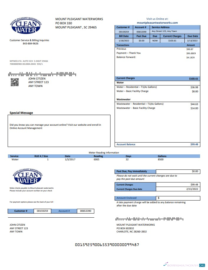 Premium Herunterladen Herunterladen USA Clean Wasser Nebenkostenabrechnung Vorlage in Word und PDF Format PDF Vorlage PDF Vorlage