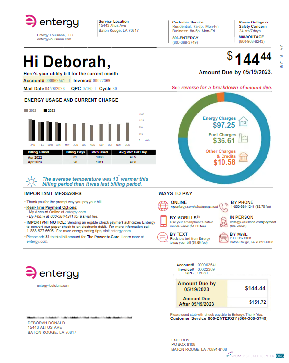 Premium Herunterladen Herunterladen USA ENTERGY Nebenkostenabrechnung Word und PDF Vorlage PDF Vorlage PDF Vorlage