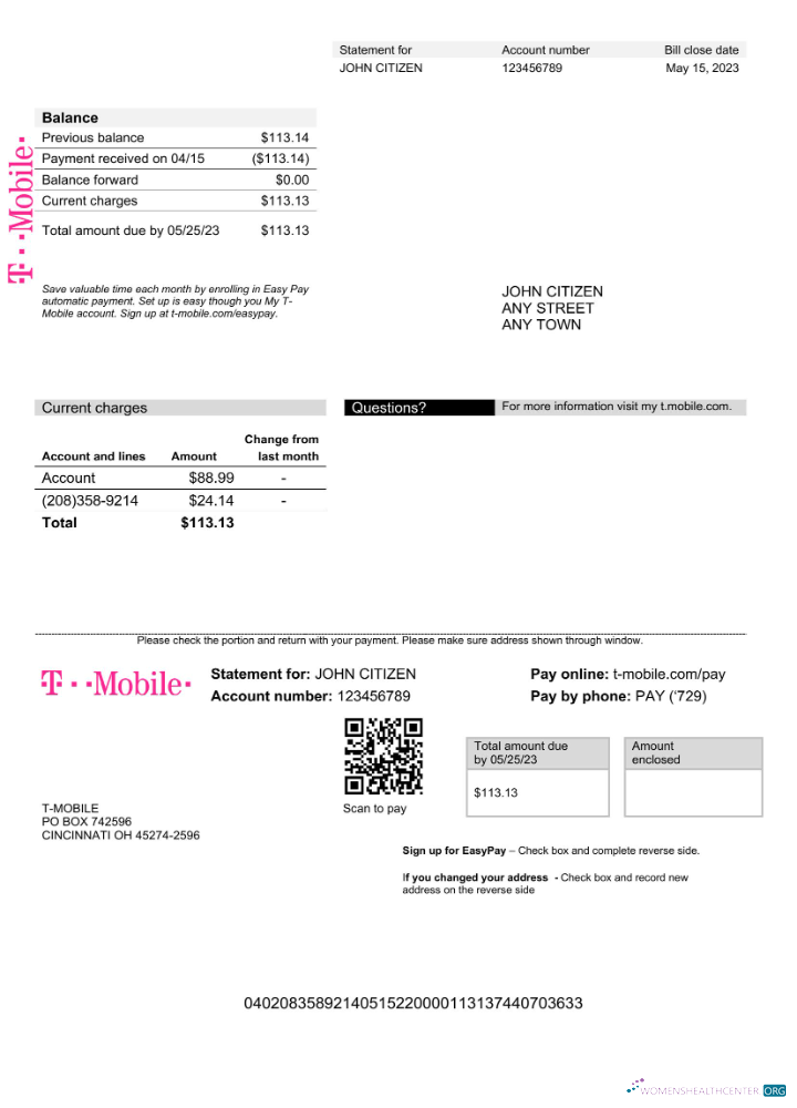 Hochwertige Herunterladen Herunterladen USA T Mobil Nebenkostenabrechnung Word und PDF Vorlage (1) PDF Vorlage PDF Vorlage