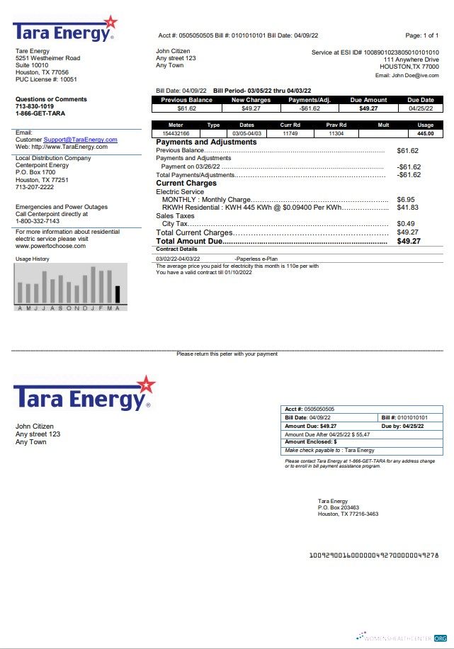 Editierbare Herunterladen Herunterladen USA Texas Tara Energy Nebenkostenabrechnung Vorlage in Word und PDF Format PDF Vorlage PDF Vorlage