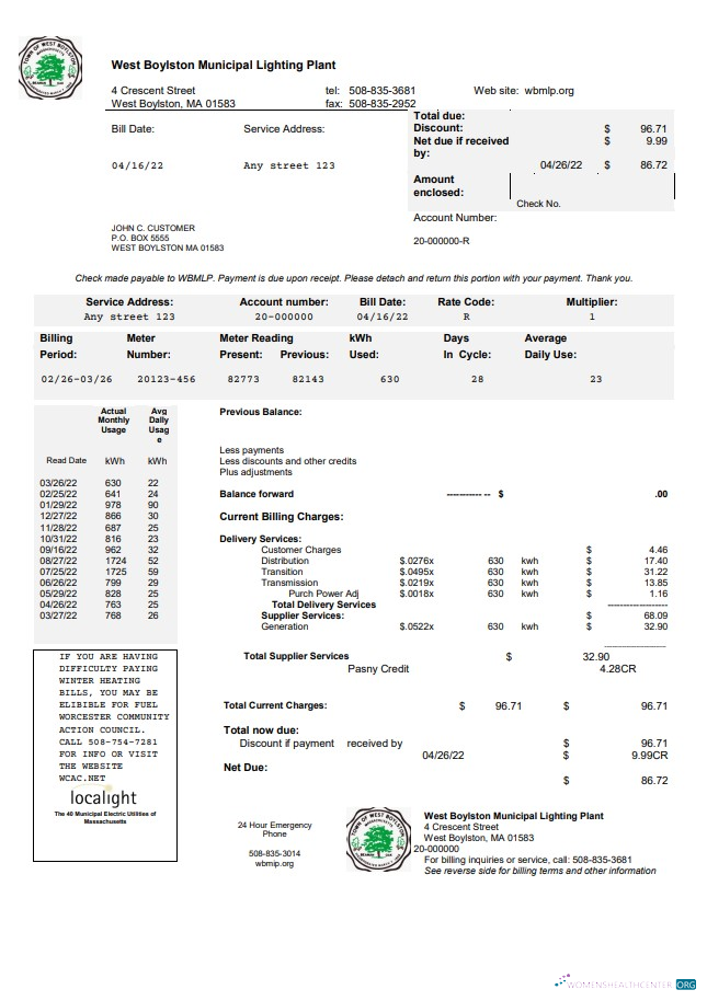 Premium Herunterladen Herunterladen USA West Boylston Nebenkostenabrechnung Vorlage in Word und PDF Format PDF Vorlage PDF Vorlage